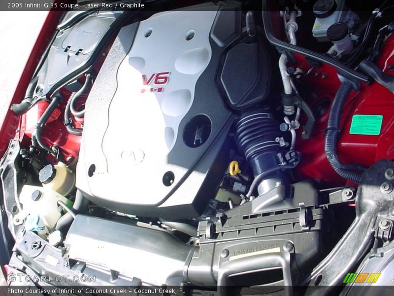 Laser Red / Graphite 2005 Infiniti G 35 Coupe