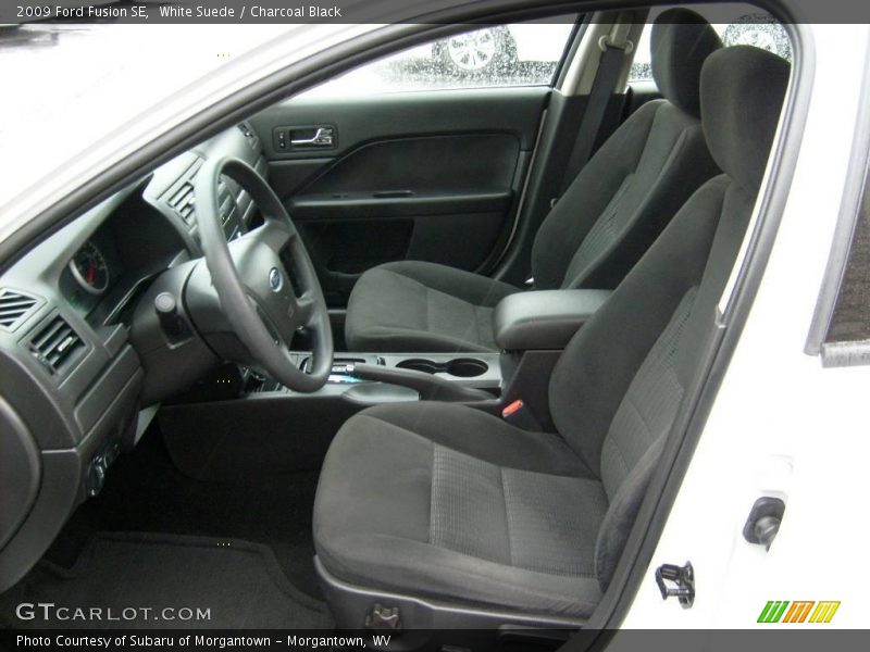 White Suede / Charcoal Black 2009 Ford Fusion SE