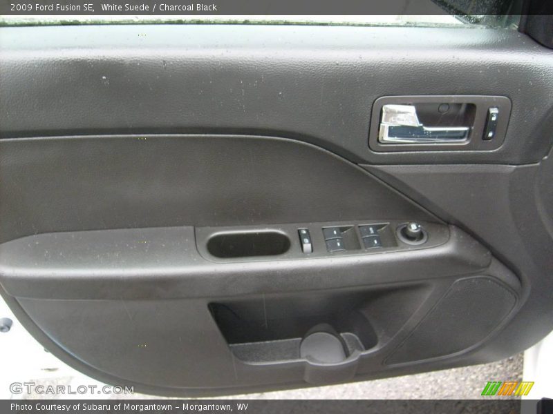 White Suede / Charcoal Black 2009 Ford Fusion SE