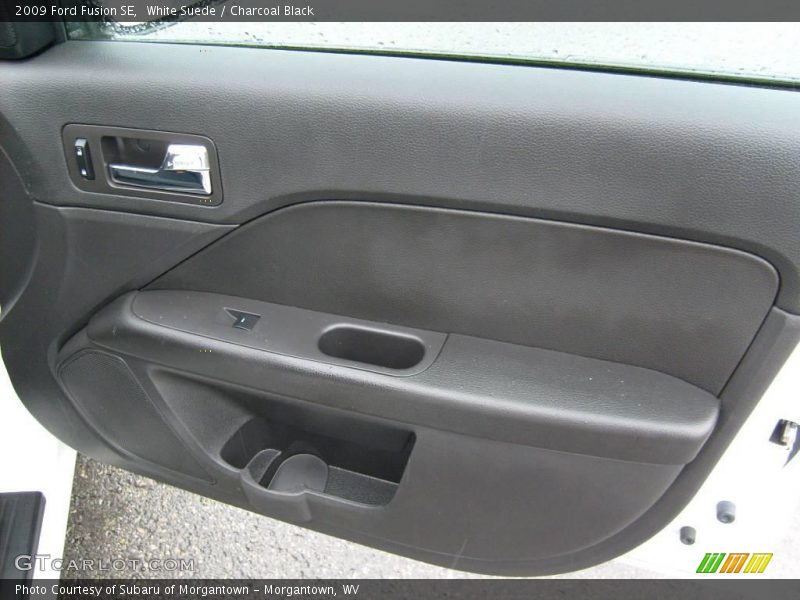 White Suede / Charcoal Black 2009 Ford Fusion SE