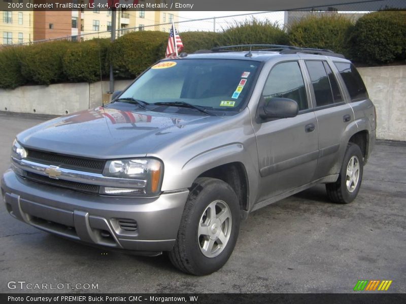 Graystone Metallic / Ebony 2005 Chevrolet TrailBlazer LS 4x4