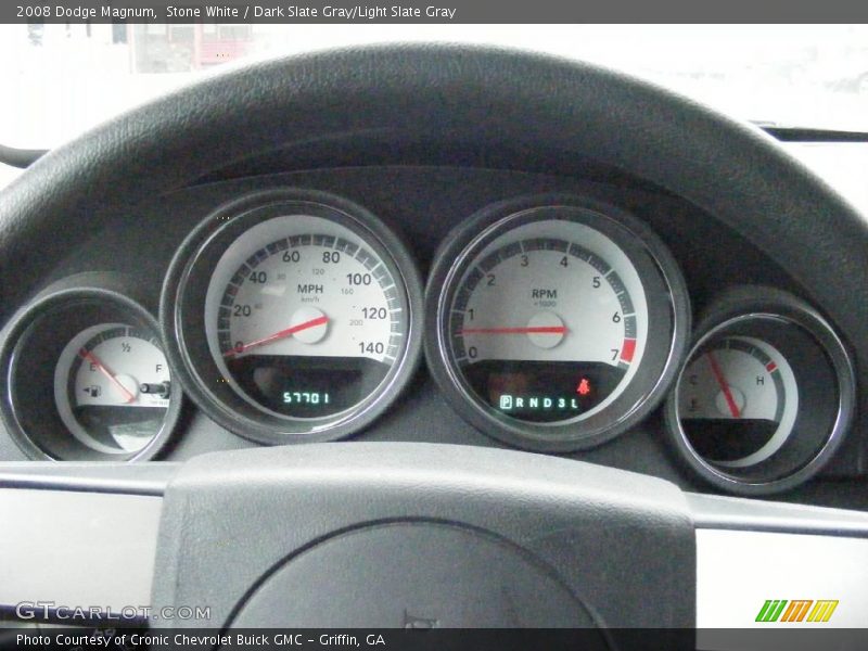Stone White / Dark Slate Gray/Light Slate Gray 2008 Dodge Magnum