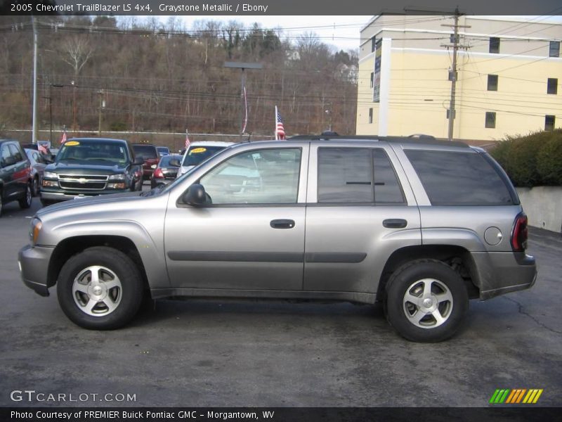 Graystone Metallic / Ebony 2005 Chevrolet TrailBlazer LS 4x4
