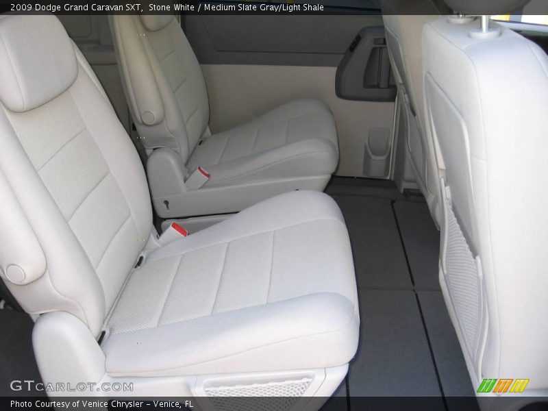 Stone White / Medium Slate Gray/Light Shale 2009 Dodge Grand Caravan SXT