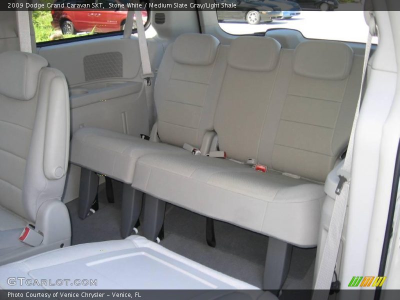 Stone White / Medium Slate Gray/Light Shale 2009 Dodge Grand Caravan SXT