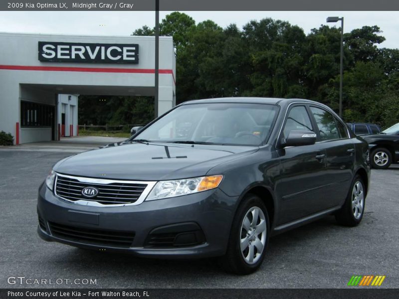 Midnight Gray / Gray 2009 Kia Optima LX