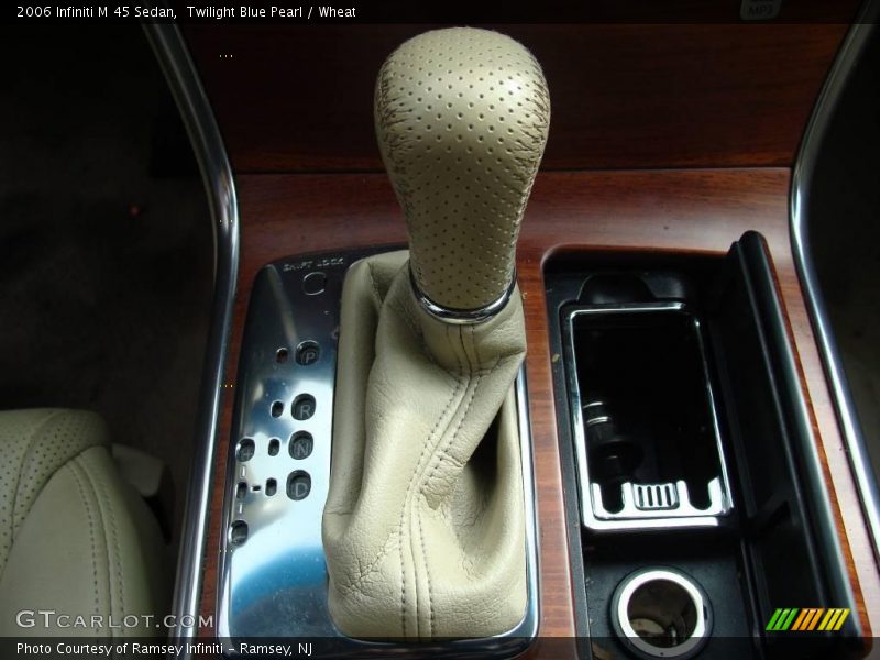 Twilight Blue Pearl / Wheat 2006 Infiniti M 45 Sedan