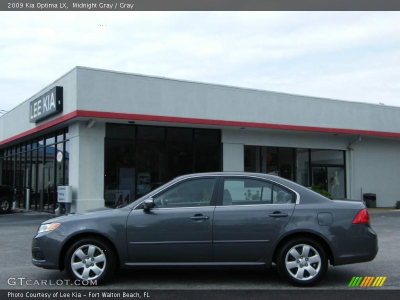 Midnight Gray / Gray 2009 Kia Optima LX