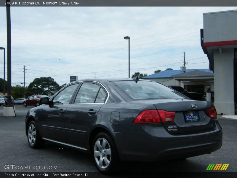 Midnight Gray / Gray 2009 Kia Optima LX