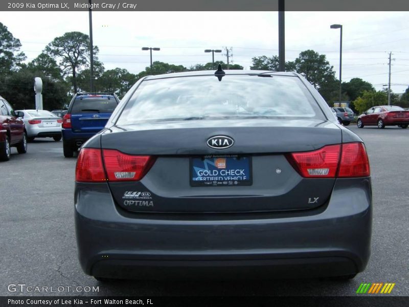 Midnight Gray / Gray 2009 Kia Optima LX