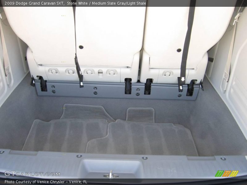 Stone White / Medium Slate Gray/Light Shale 2009 Dodge Grand Caravan SXT