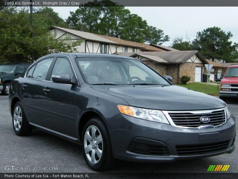 Midnight Gray / Gray 2009 Kia Optima LX