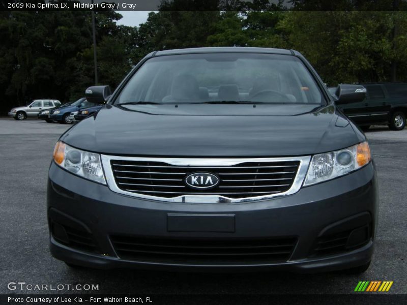 Midnight Gray / Gray 2009 Kia Optima LX