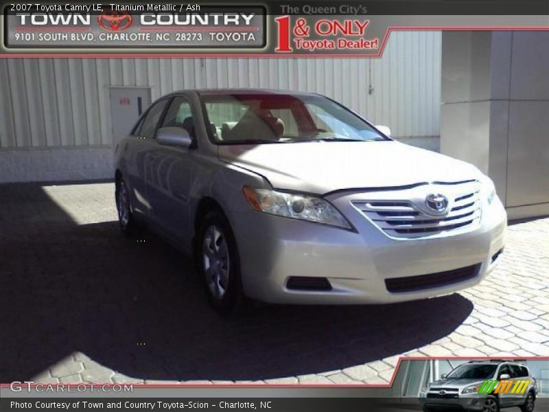 Titanium Metallic / Ash 2007 Toyota Camry LE