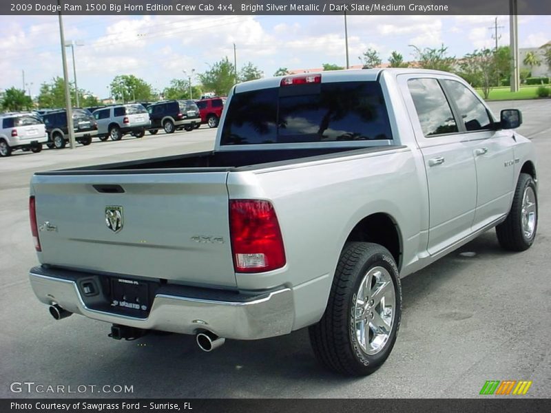 Bright Silver Metallic / Dark Slate/Medium Graystone 2009 Dodge Ram 1500 Big Horn Edition Crew Cab 4x4
