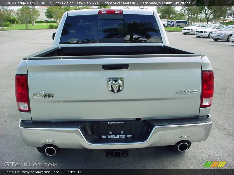 Bright Silver Metallic / Dark Slate/Medium Graystone 2009 Dodge Ram 1500 Big Horn Edition Crew Cab 4x4