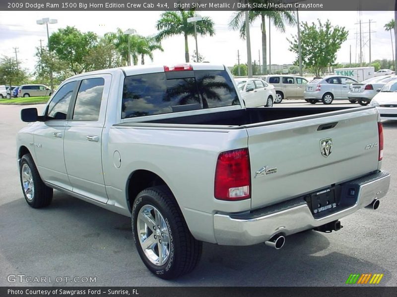 Bright Silver Metallic / Dark Slate/Medium Graystone 2009 Dodge Ram 1500 Big Horn Edition Crew Cab 4x4
