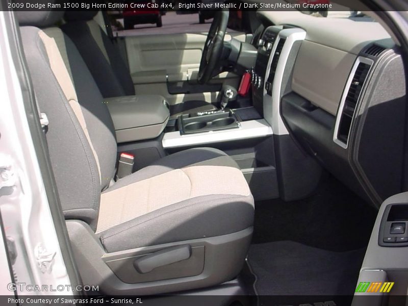 Bright Silver Metallic / Dark Slate/Medium Graystone 2009 Dodge Ram 1500 Big Horn Edition Crew Cab 4x4