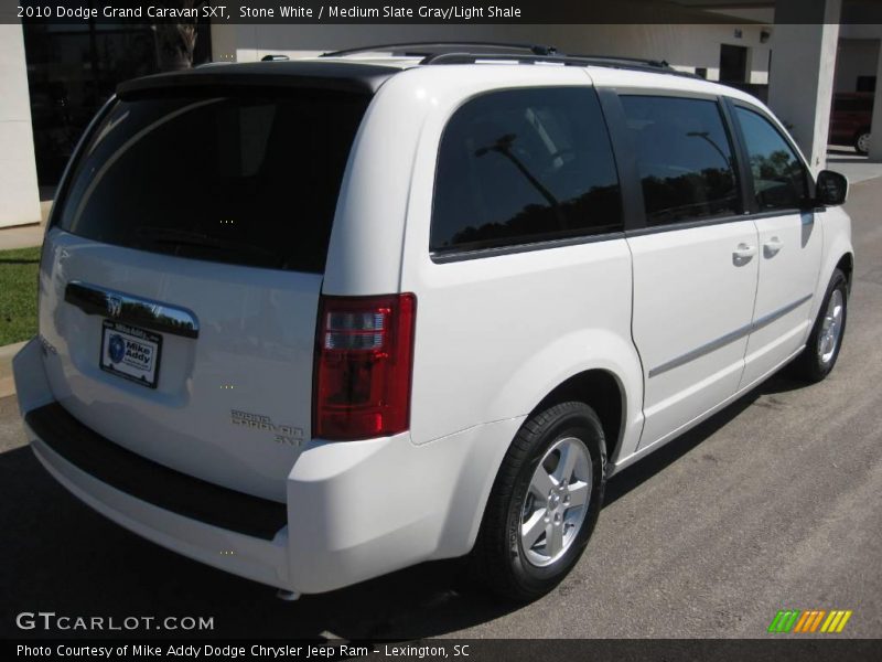 Stone White / Medium Slate Gray/Light Shale 2010 Dodge Grand Caravan SXT