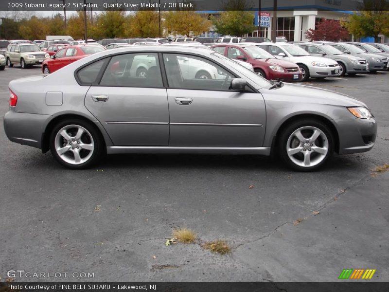 Quartz Silver Metallic / Off Black 2009 Subaru Legacy 2.5i Sedan