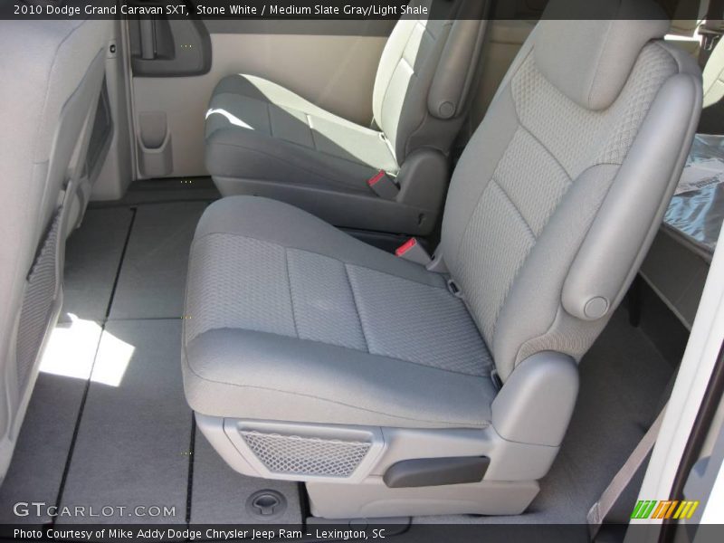 Stone White / Medium Slate Gray/Light Shale 2010 Dodge Grand Caravan SXT