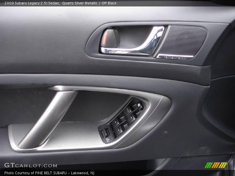 Quartz Silver Metallic / Off Black 2009 Subaru Legacy 2.5i Sedan