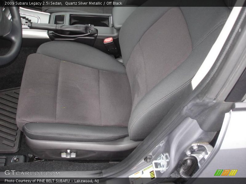 Quartz Silver Metallic / Off Black 2009 Subaru Legacy 2.5i Sedan
