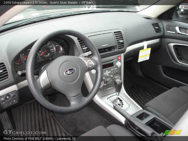Quartz Silver Metallic / Off Black 2009 Subaru Legacy 2.5i Sedan