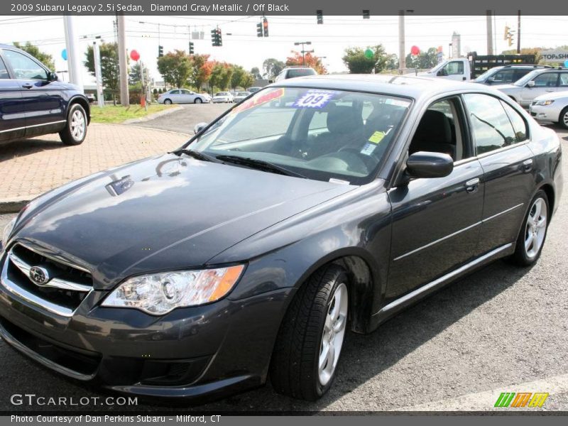Diamond Gray Metallic / Off Black 2009 Subaru Legacy 2.5i Sedan