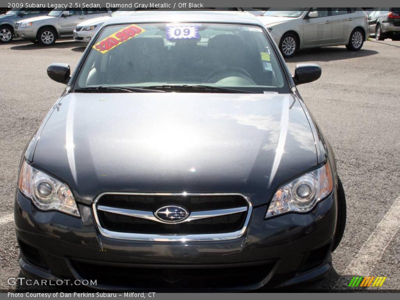 Diamond Gray Metallic / Off Black 2009 Subaru Legacy 2.5i Sedan