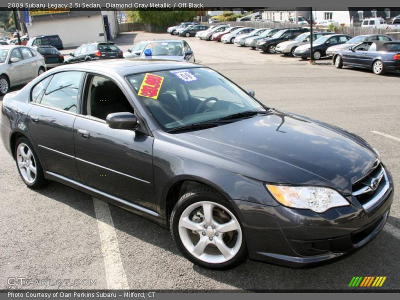 Diamond Gray Metallic / Off Black 2009 Subaru Legacy 2.5i Sedan