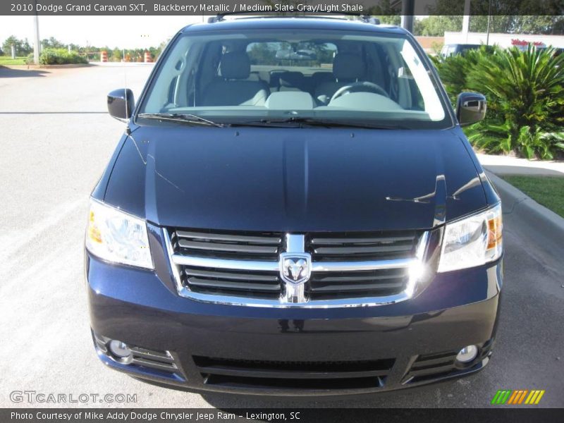 Blackberry Metallic / Medium Slate Gray/Light Shale 2010 Dodge Grand Caravan SXT