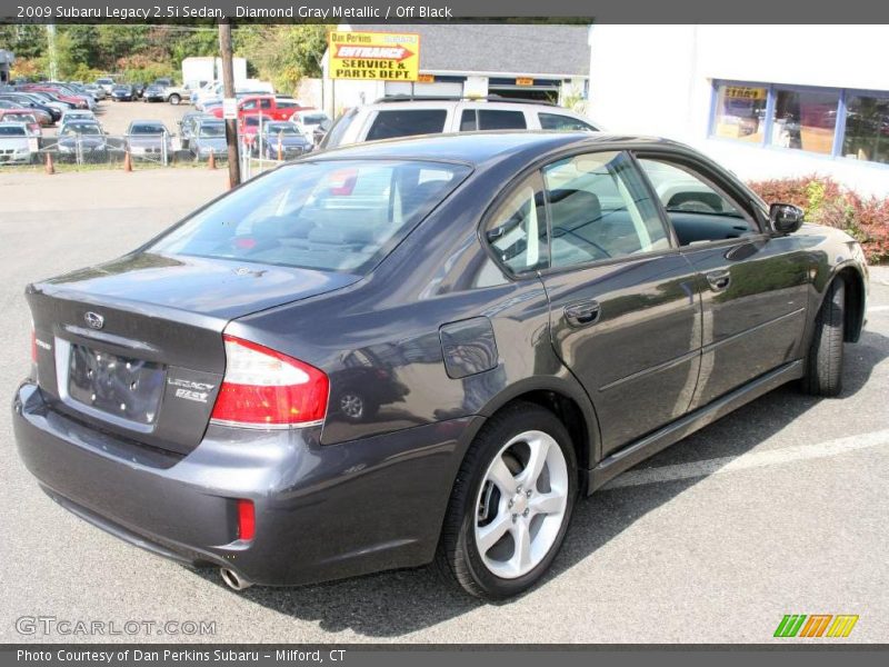 Diamond Gray Metallic / Off Black 2009 Subaru Legacy 2.5i Sedan