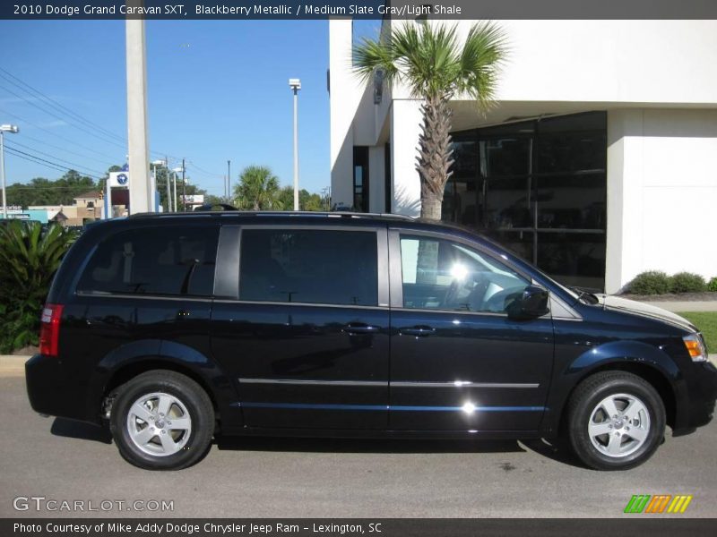 Blackberry Metallic / Medium Slate Gray/Light Shale 2010 Dodge Grand Caravan SXT