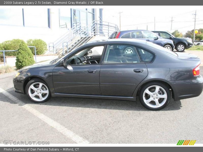 Diamond Gray Metallic / Off Black 2009 Subaru Legacy 2.5i Sedan