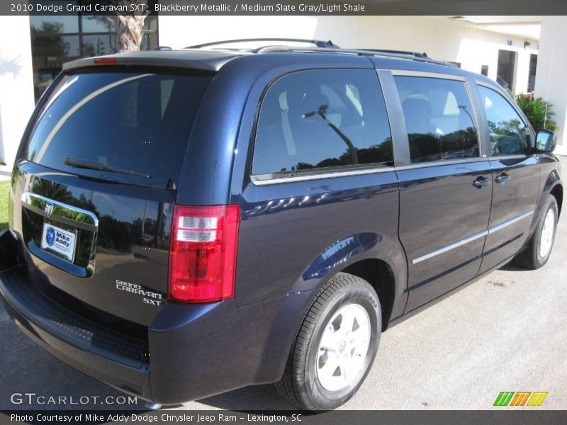 Blackberry Metallic / Medium Slate Gray/Light Shale 2010 Dodge Grand Caravan SXT