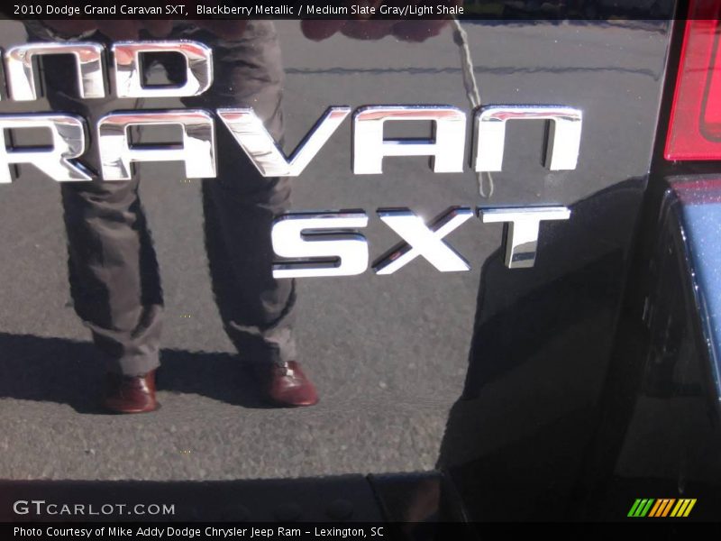 Blackberry Metallic / Medium Slate Gray/Light Shale 2010 Dodge Grand Caravan SXT