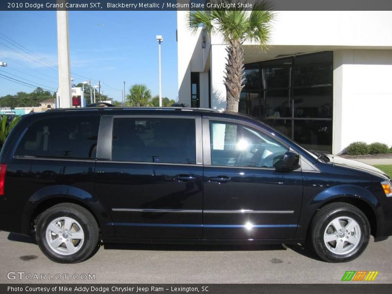 Blackberry Metallic / Medium Slate Gray/Light Shale 2010 Dodge Grand Caravan SXT