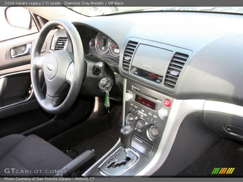 Diamond Gray Metallic / Off Black 2009 Subaru Legacy 2.5i Sedan