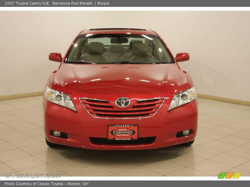 Barcelona Red Metallic / Bisque 2007 Toyota Camry XLE