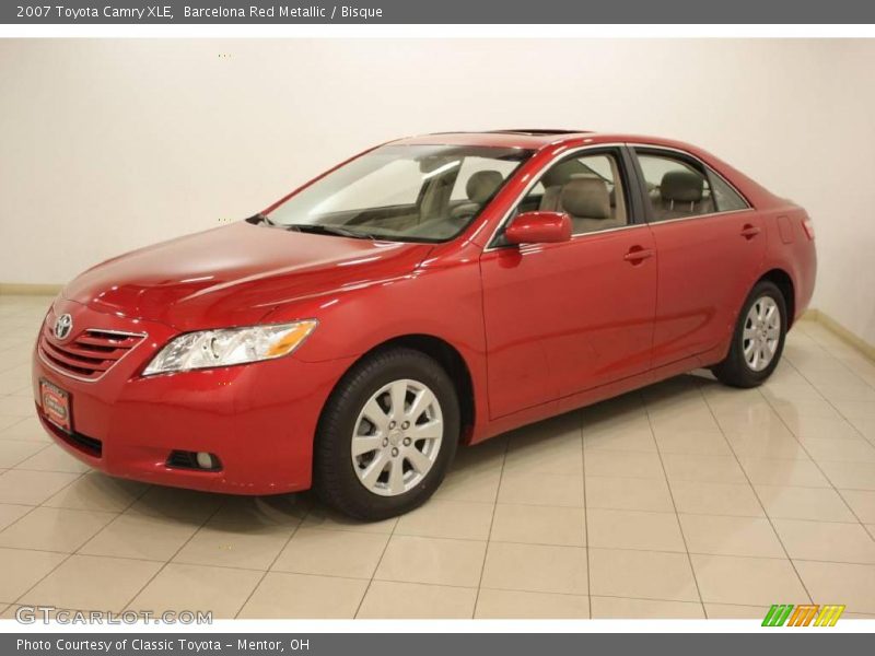 Barcelona Red Metallic / Bisque 2007 Toyota Camry XLE
