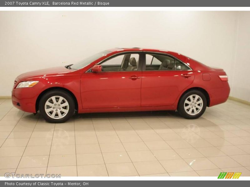 Barcelona Red Metallic / Bisque 2007 Toyota Camry XLE