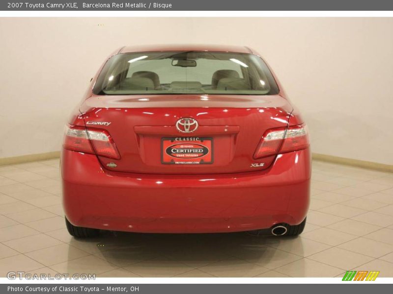 Barcelona Red Metallic / Bisque 2007 Toyota Camry XLE