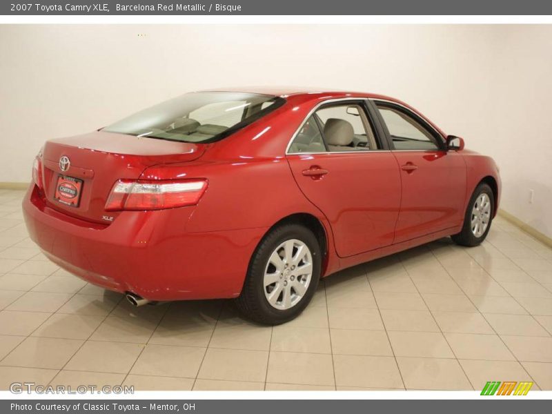 Barcelona Red Metallic / Bisque 2007 Toyota Camry XLE