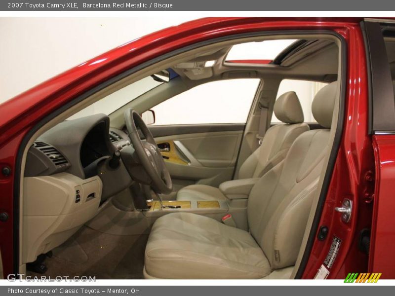 Barcelona Red Metallic / Bisque 2007 Toyota Camry XLE