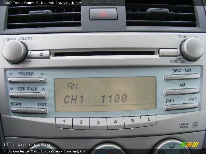 Magnetic Gray Metallic / Ash 2007 Toyota Camry LE