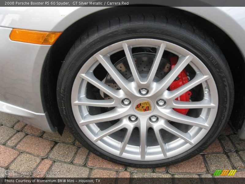 GT Silver Metallic / Carrera Red 2008 Porsche Boxster RS 60 Spyder