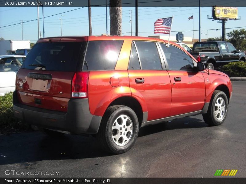 Red / Light Tan 2003 Saturn VUE V6