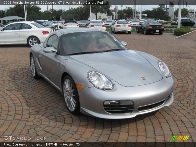 GT Silver Metallic / Carrera Red 2008 Porsche Boxster RS 60 Spyder