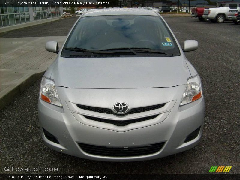 Silver Streak Mica / Dark Charcoal 2007 Toyota Yaris Sedan
